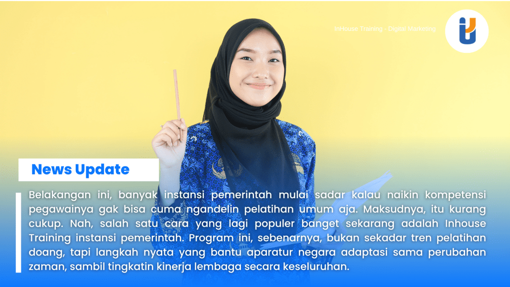 Peserta Inhouse Training Instansi Pemerintah sedang mengikuti pelatihan